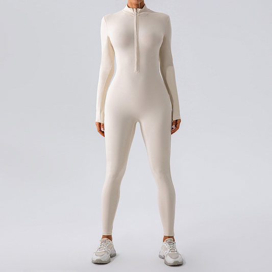 Fleece-Lined Yoga Jumpsuit